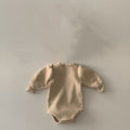 Bubble Sleeve Ruffle Romper