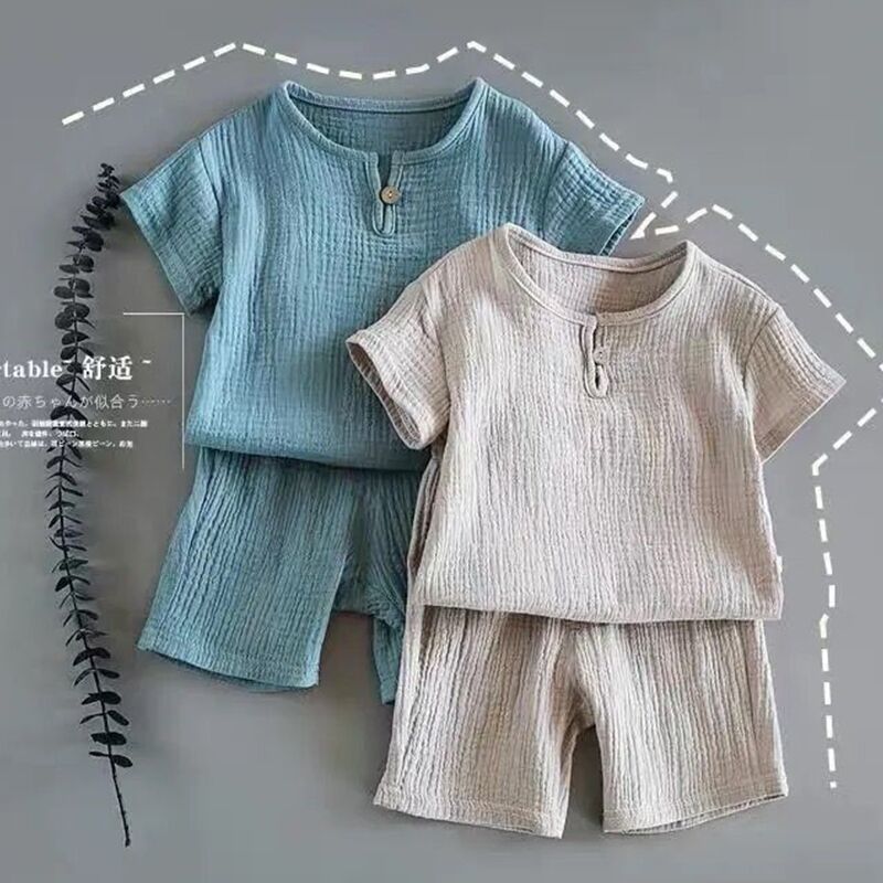 Summer Muslin Matching Set for Boys and Girls