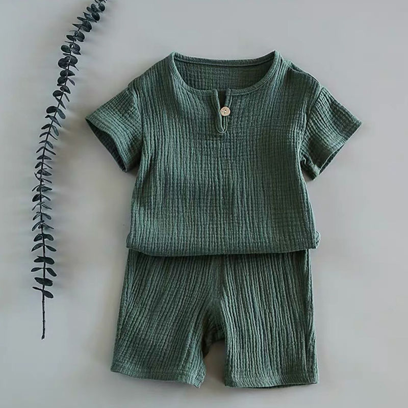 Summer Muslin Matching Set for Boys and Girls