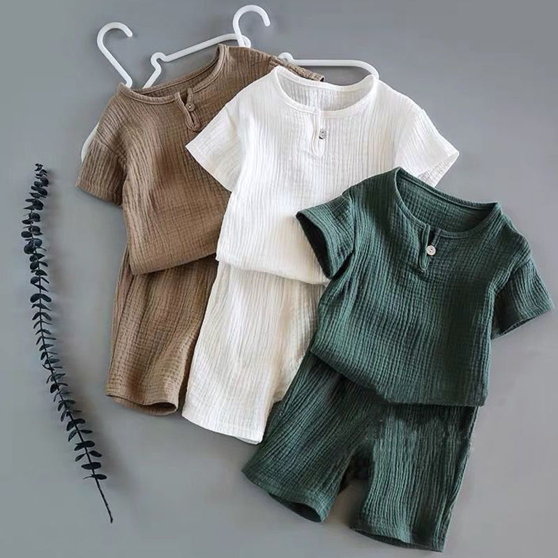 Summer Muslin Matching Set for Boys and Girls