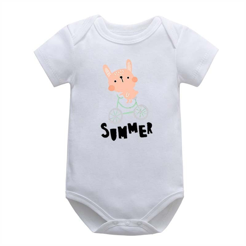 Graphic Print Baby Onesie