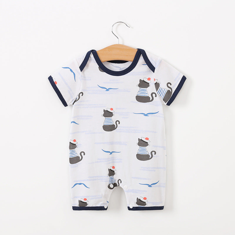 Animal Print Cotton Onesie