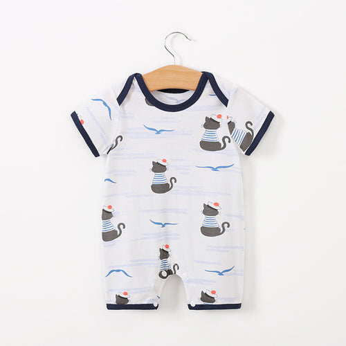 Animal Print Cotton Onesie