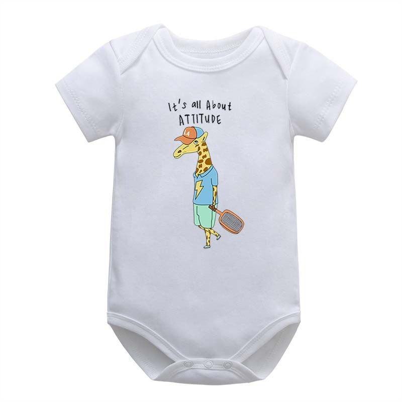 Graphic Print Baby Onesie