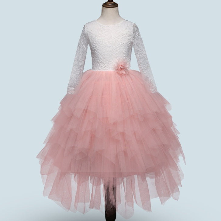 Girls Lace Princess Dress