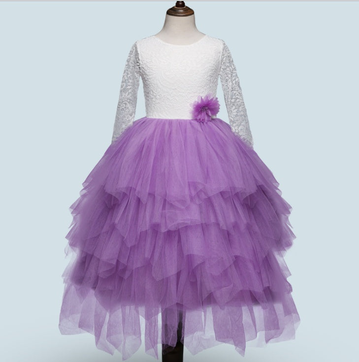 Girls Lace Princess Dress