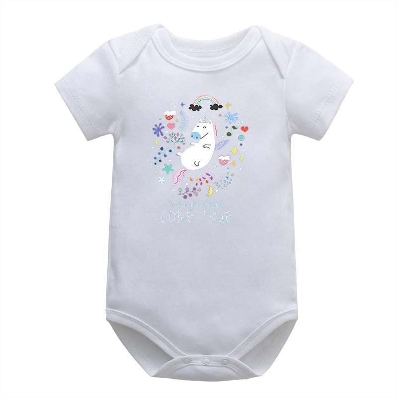 Graphic Print Baby Onesie