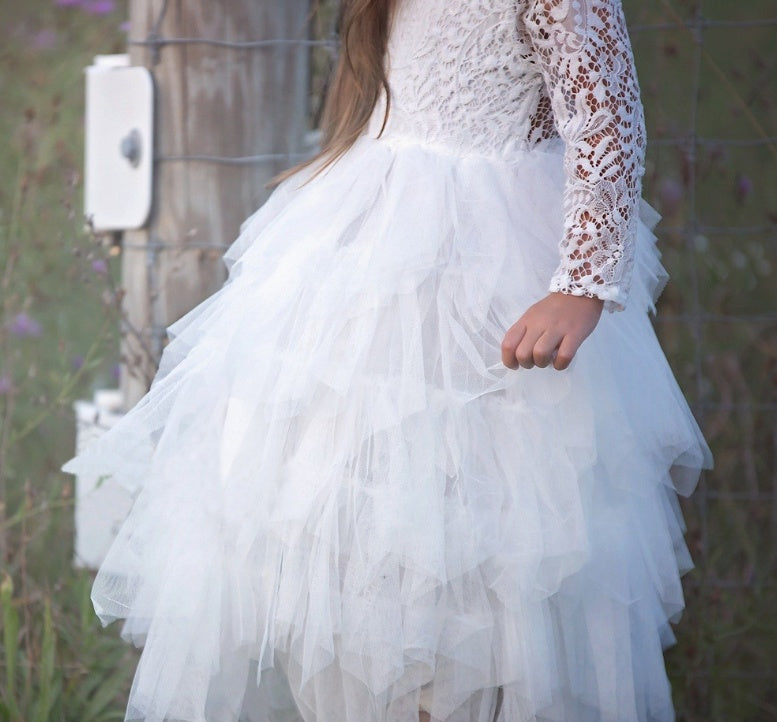 Girls Lace Princess Dress