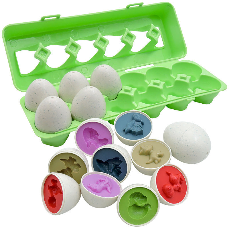 Toddler Montessori Egg Matching Game