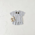 Heart Print T-Shirt and Short Set