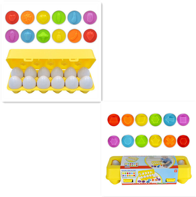 Toddler Montessori Egg Matching Game