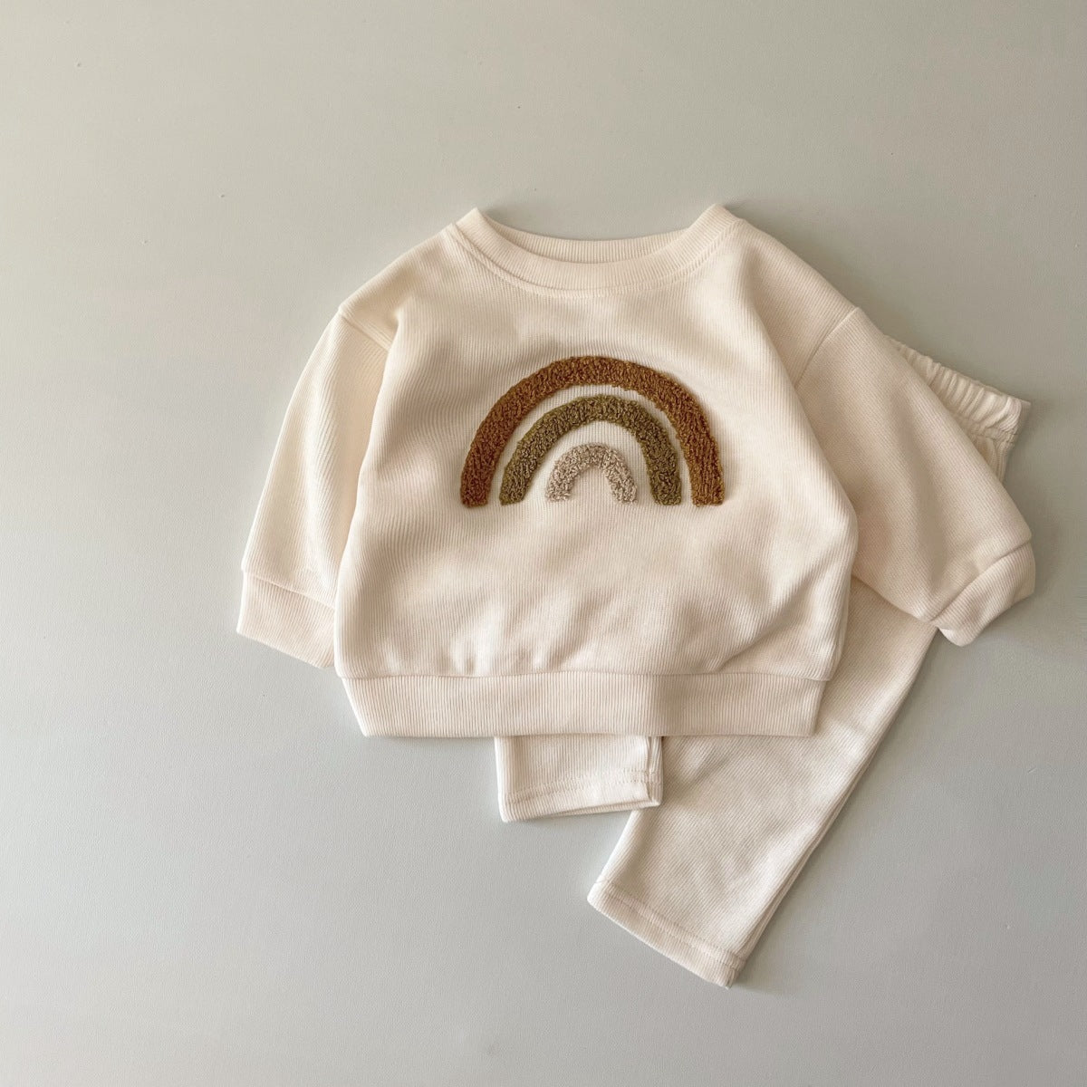 Baby Embroidered Two-Piece Long Sleeve Set