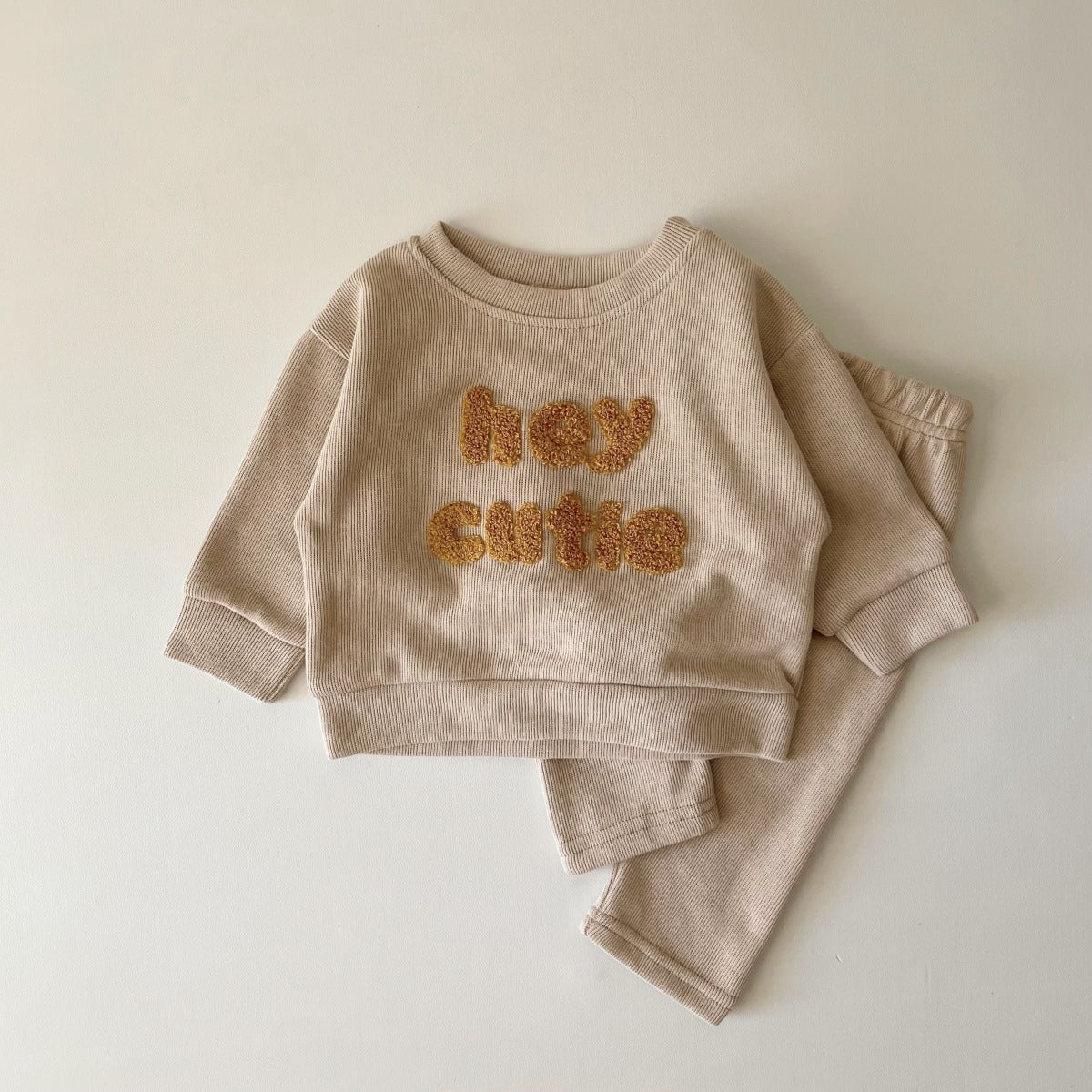 Baby Embroidered Two-Piece Long Sleeve Set