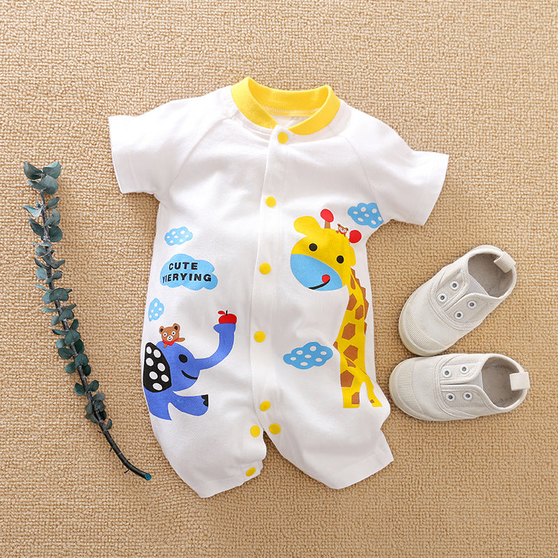 Animal Print Cotton Onesie