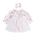 Candy Cane Tulle Baby Dress