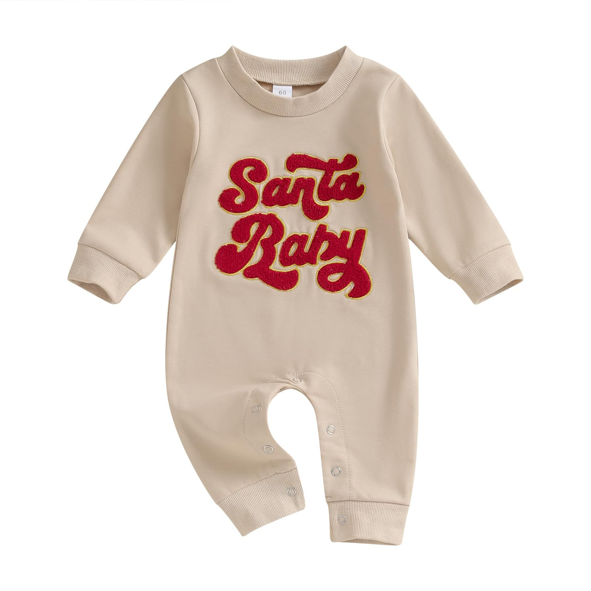 Santa Baby Long Sleeve Romper