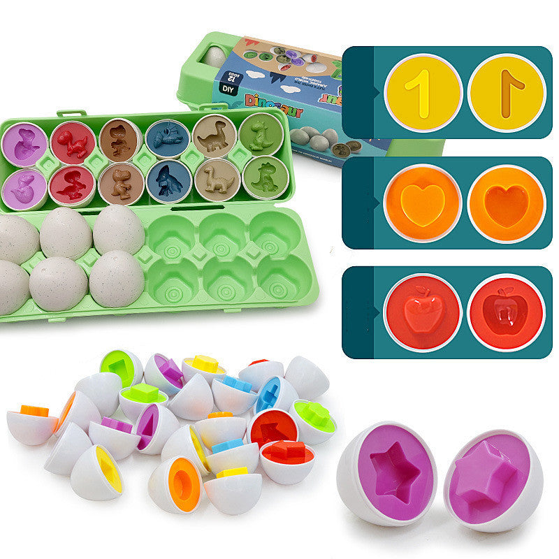 Toddler Montessori Egg Matching Game