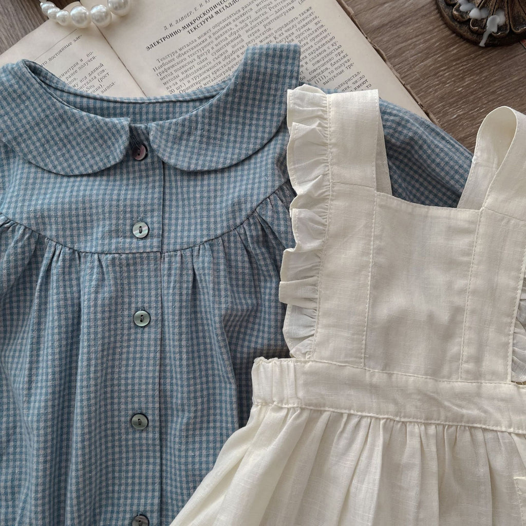 Baby Girl Gingham Ruffle Dress