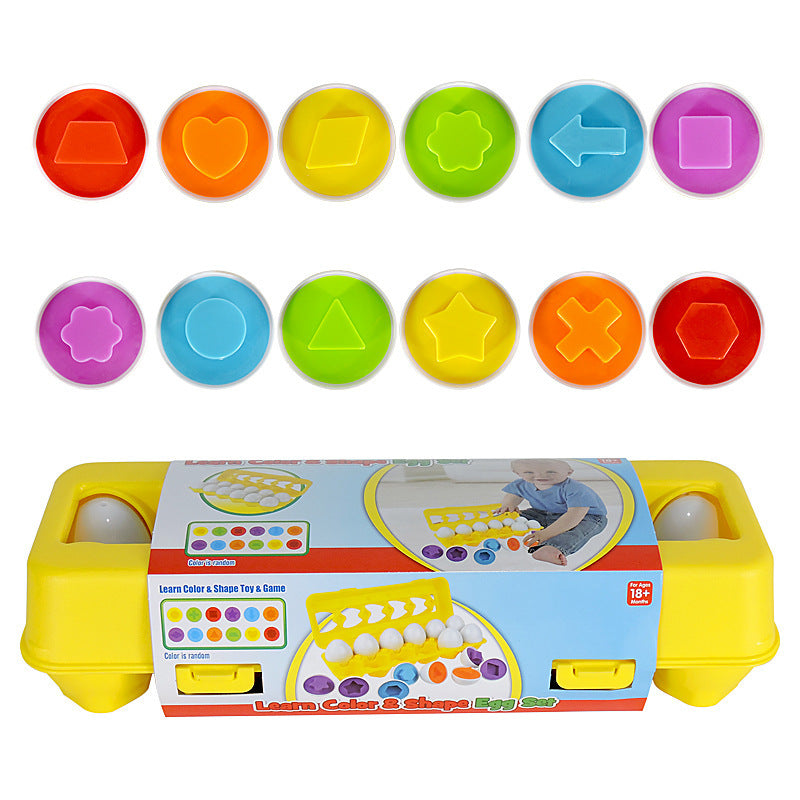 Toddler Montessori Egg Matching Game
