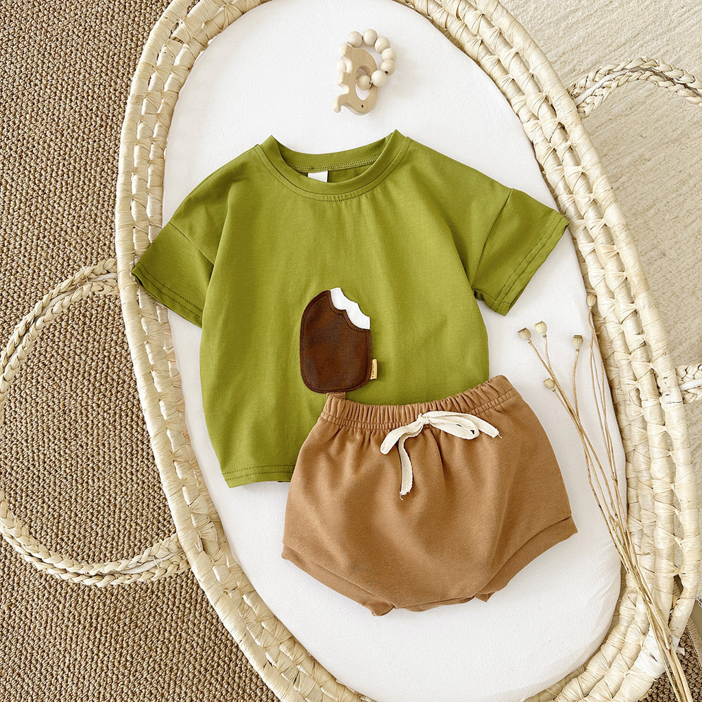 Baby Popsicle Top & Short Set